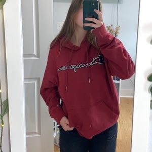 Red Champion Hoodie